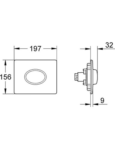 Grohe poda skalošanas poga Skate Air 38565SH0 - 5