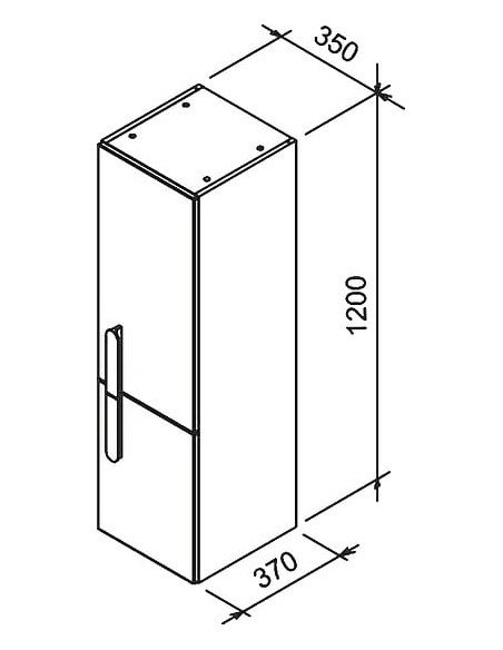 Ravak augsts skapis Chrome - 5 Ravak augsts skapis Chrome - 5