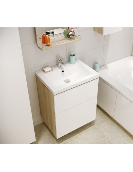 Cersanit skapītis izlietnei Smart 80, balts - 5