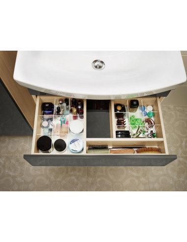 Cersanit skapītis izlietnei Smart 80, pelēks - 5