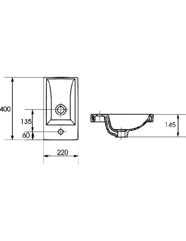 Cersanit skapītis izlietnei Smart 40 - 6