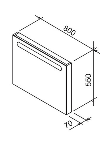 Ravak spogulis Chrome - 3