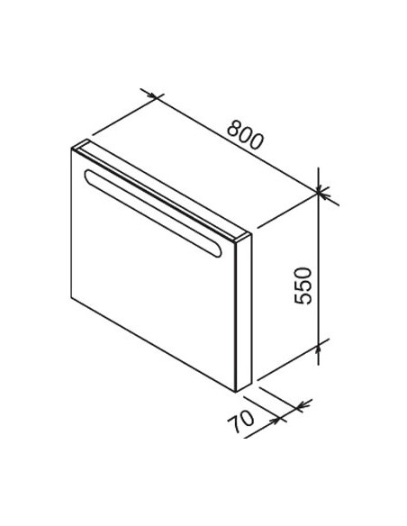 Ravak spogulis Chrome - 3 Ravak spogulis Chrome - 3