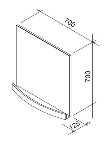 Ravak spogulis Evolution N - 5