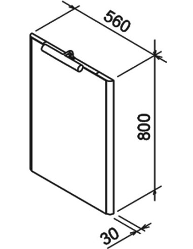 Ravak spogulis Rosa М 560 - 4