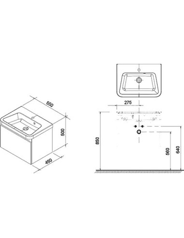 Ravak grīdas skapītis SD 10° - 5