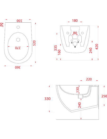 ArtCeram piekaramais bidē File 2.0 FLB001 - 3 ArtCeram piekaramais bidē File 2.0 FLB001 - 3