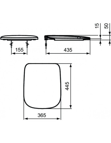 Poda sēdriņķis ar vāku Esedra, QR/SC, T318101