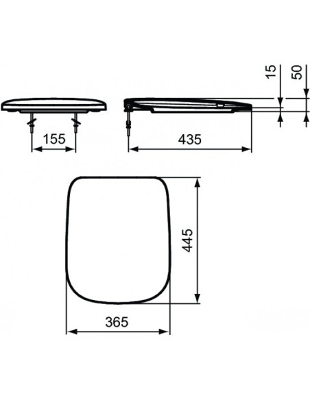 Poda sēdriņķis ar vāku Esedra, QR/SC, T318101