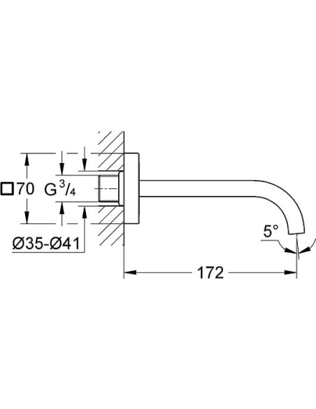 Grohe izteka Allure 13264000 - 3
