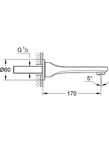 Grohe izteka Veris 13242000 - 6