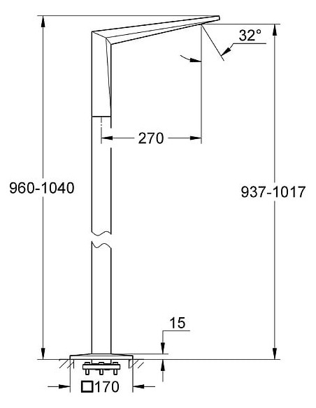 Grohe izteka Allure Brilliant 13301000 - 3