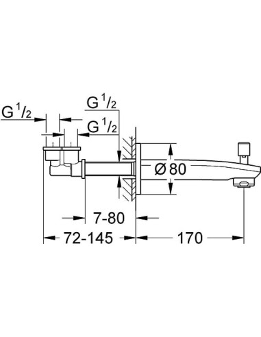 Grohe izteka Eurostyle Cosmopolitan 13277002 - 3