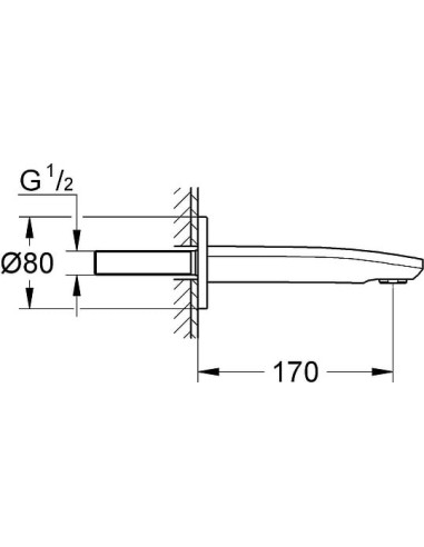 Grohe izteka Eurostyle Cosmopolitan 13276002 - 3