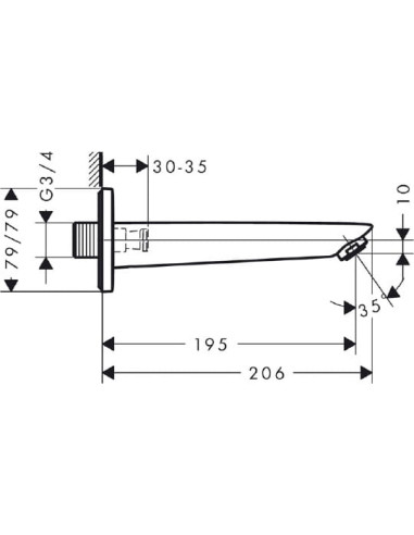 Hansgrohe izteka Logis 71410000