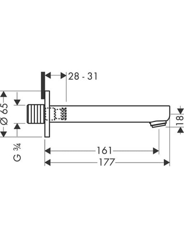 Hansgrohe izteka Metropol S 14420000