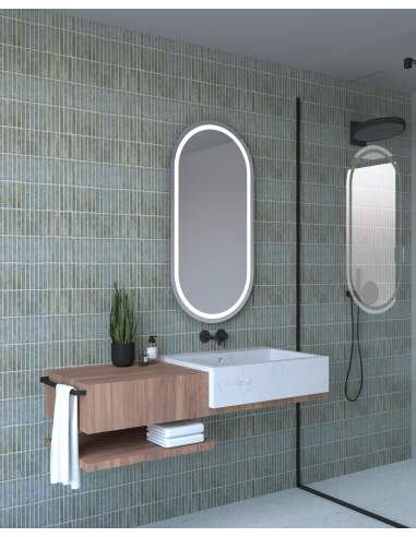 PATRIZIA Spogulis ar frontālu LED apgaismojumu