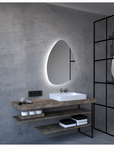 NAIRA Spogulis ar fona LED apgaismojumu pa...