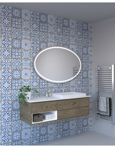 OLIVIA Spogulis ar frontālu LED apgaismojumu