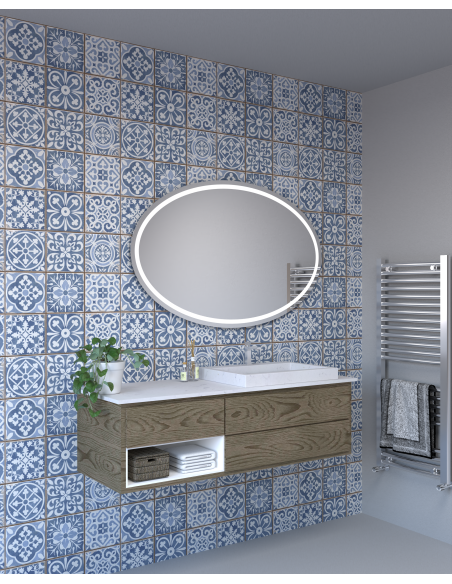 OLIVIA Spogulis ar frontālu LED apgaismojumu