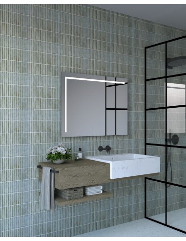 CARMEN Spogulis ar frontālu LED apgaismojumu