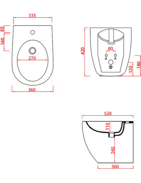 ArtCeram gridas bidē File FLB002 - 7 ArtCeram gridas bidē File FLB002 - 7