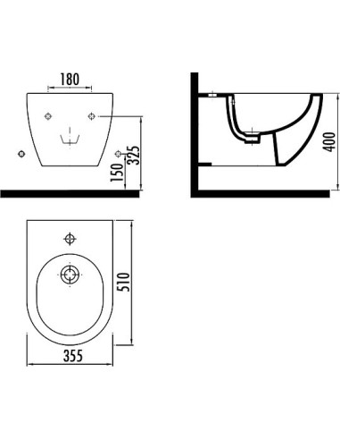 Ravak piekaramais bidē Uni Chrome - 7