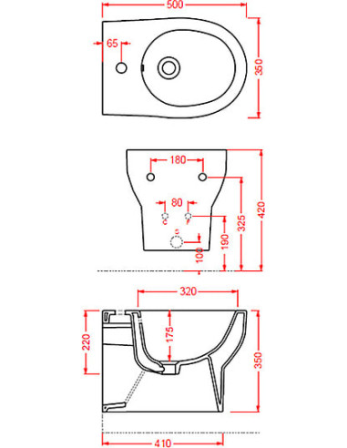 ArtCeram piekaramais bidē Smarty 2.0 SMB001 - 4