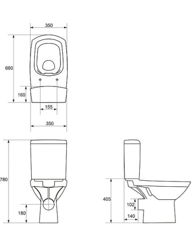 Cersanit tualetes pods Carina new clean on - 7