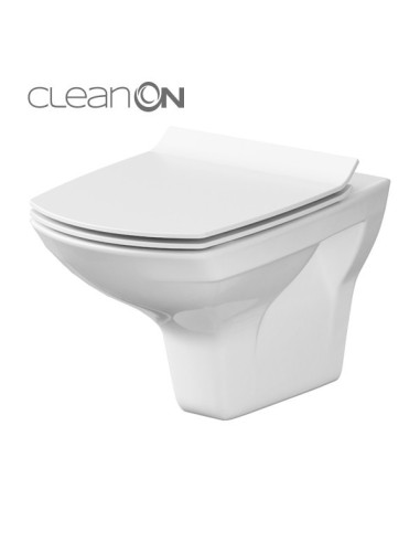 Cersanit Carina NEW Clean on pie sienas piekaramais pods bez vāka K31-046 - 9