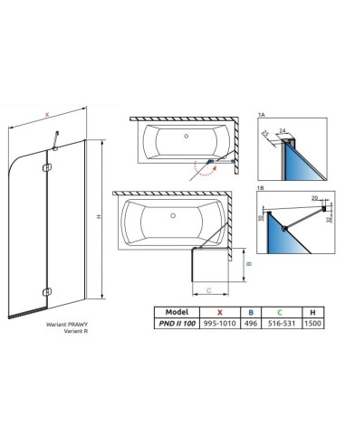 Radaway vannas aizkars Torrenta PND