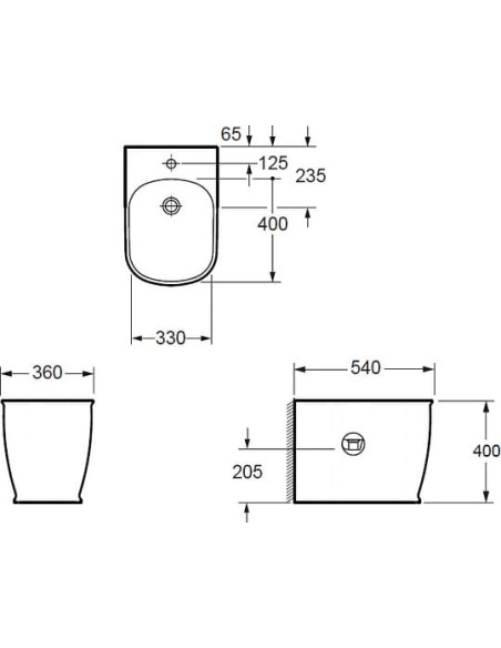 Imex gridas bidē Genesis B10150