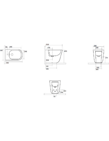 Kerasan gridas bidē Tribeca 512001 - 9