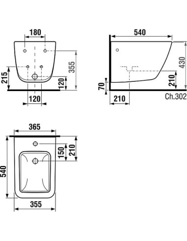 Jika piekaramais bidē Pure 8.3042.1.000.302.1 - 5