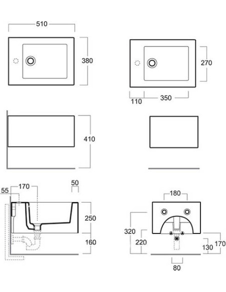 Simas piekaramais bidē Frozen FZ 19