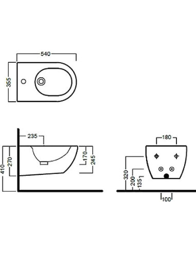 Hatria piekaramais bidē Fusion Y1D9