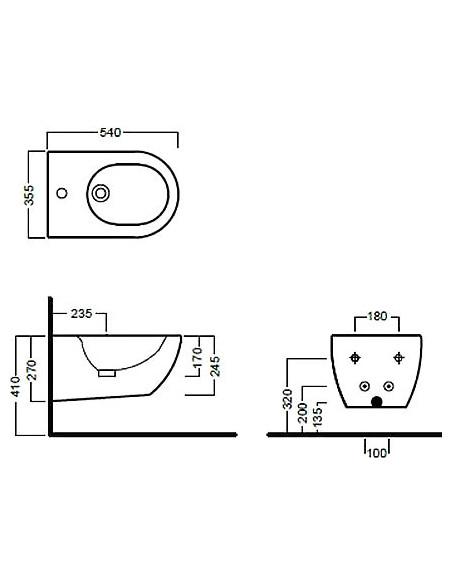 Hatria piekaramais bidē Fusion Y1D9