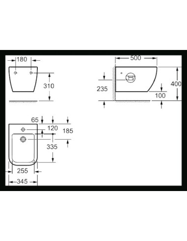 Imex piekaramais bidē Legend BH10100