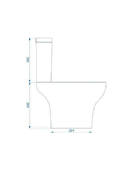 VitrA tualetes pods Zentrum 9012B003-7204 - 4 VitrA tualetes pods Zentrum 9012B003-7204 - 4