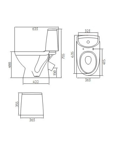 Kolo tualetes pods Runa L89207000