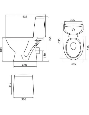 Kolo tualetes pods Runa L89208000