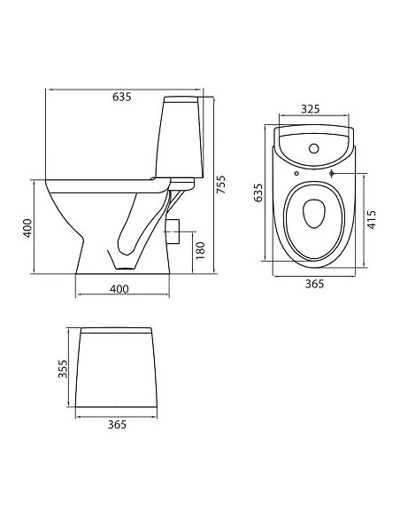 Kolo tualetes pods Runa L89208000