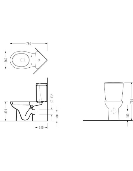 Serel tualetes pods Friendly 6706