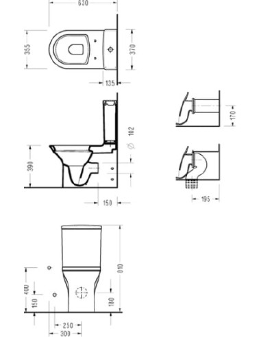 Serel tualetes pods Nita NT02BM