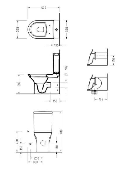 Serel tualetes pods Nita NT02BM