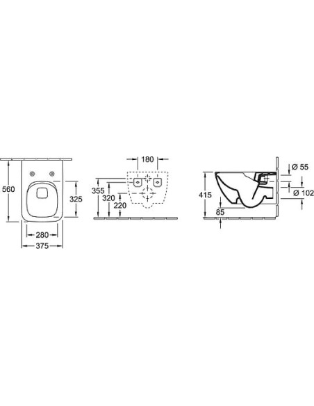 Villeroy & Boch pie sienas piekaramais pods Venticello 4611RL01