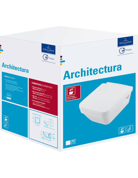 Villeroy & Boch pie sienas piekaramais pods Architectura 5685HR01