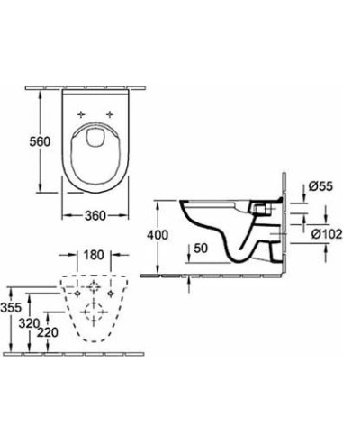 Villeroy & Boch pie sienas piekaramais pods...