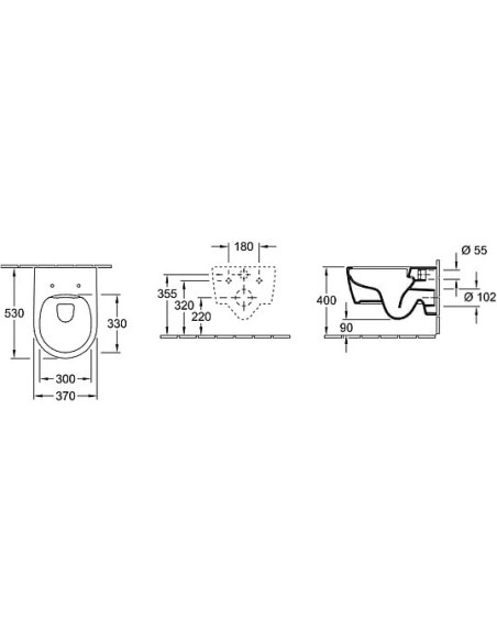 Villeroy & Boch pie sienas piekaramais pods Avento 5656RSR1