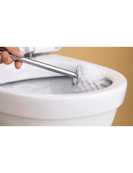 Estetic 8330 sienas WC ar SoftClose vāku, CeramicPlus, Hygienic Flush, balts